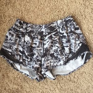 Patterned lululemon shorts